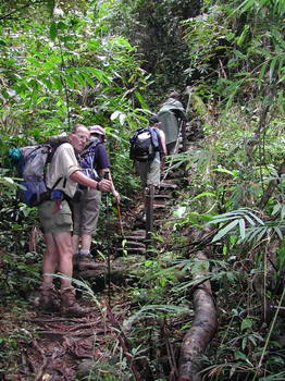 En route pour le camp 2 - Heading to Camp 2